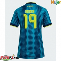 Camiseta Colombia Rafael Santos Borre #19 Visitante Equipación para mujer Mundial 2026 manga corta